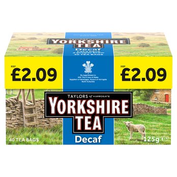 Yorkshire Decaf Tea Bags 40