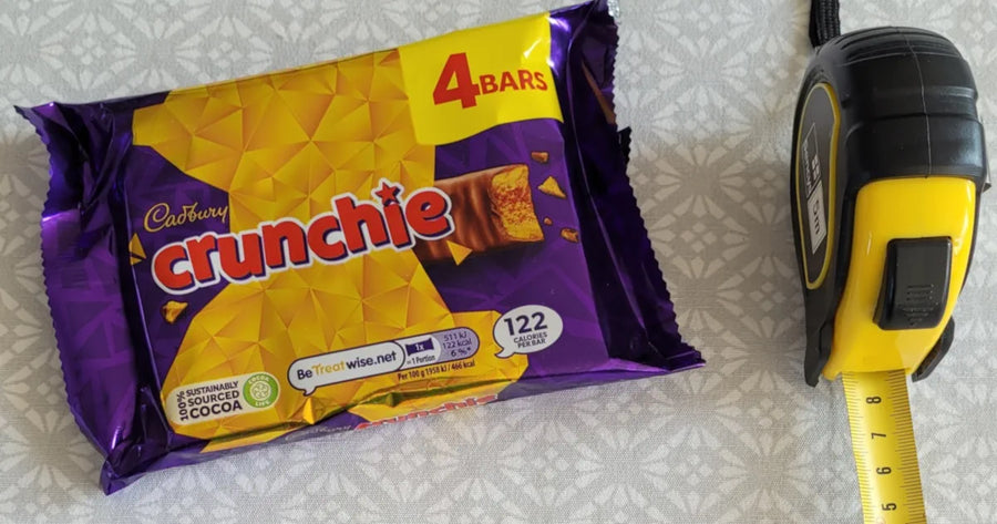 How many standard Crunchies fit in a 4-pack