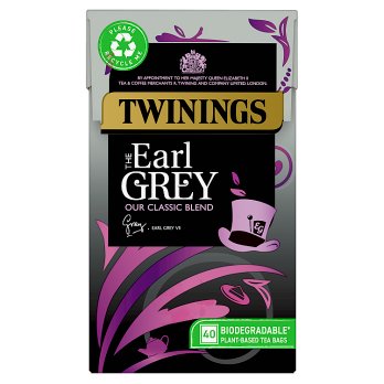 Twinings Earl Grey 40 bags, 100g