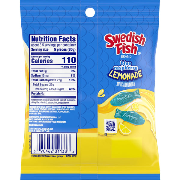 Swedish fish Blue Raspberry Lemonade, 102g