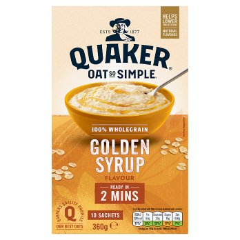 Quaker Oat So Simple Golden Syrup, 360g