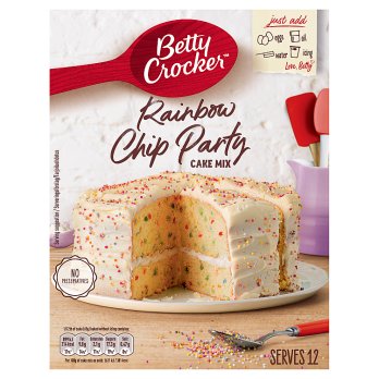 Betty Crocker Rainbow Party Cake Mix 425g