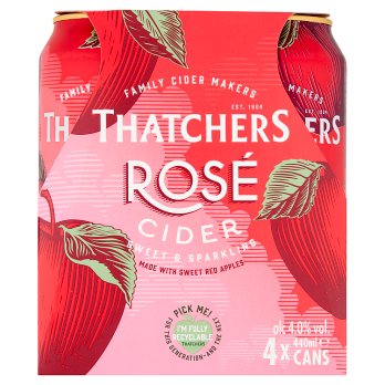 Thatchers Rose 4-pack, 4x440ml