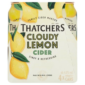 Thatchers Cloudy Lemon 4-pack, 4x440ml