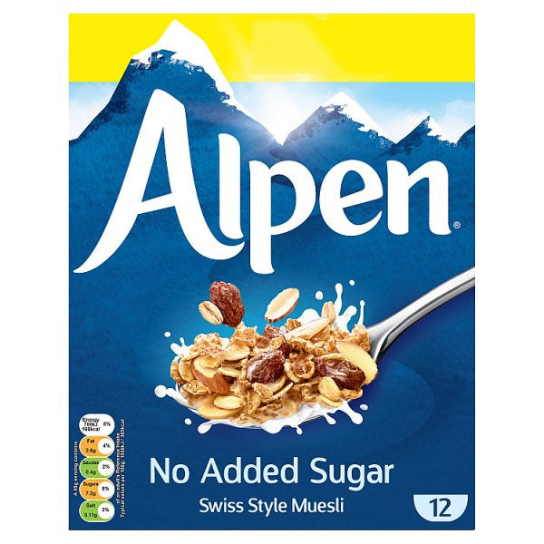 Alpen No Added Sugar, 550g