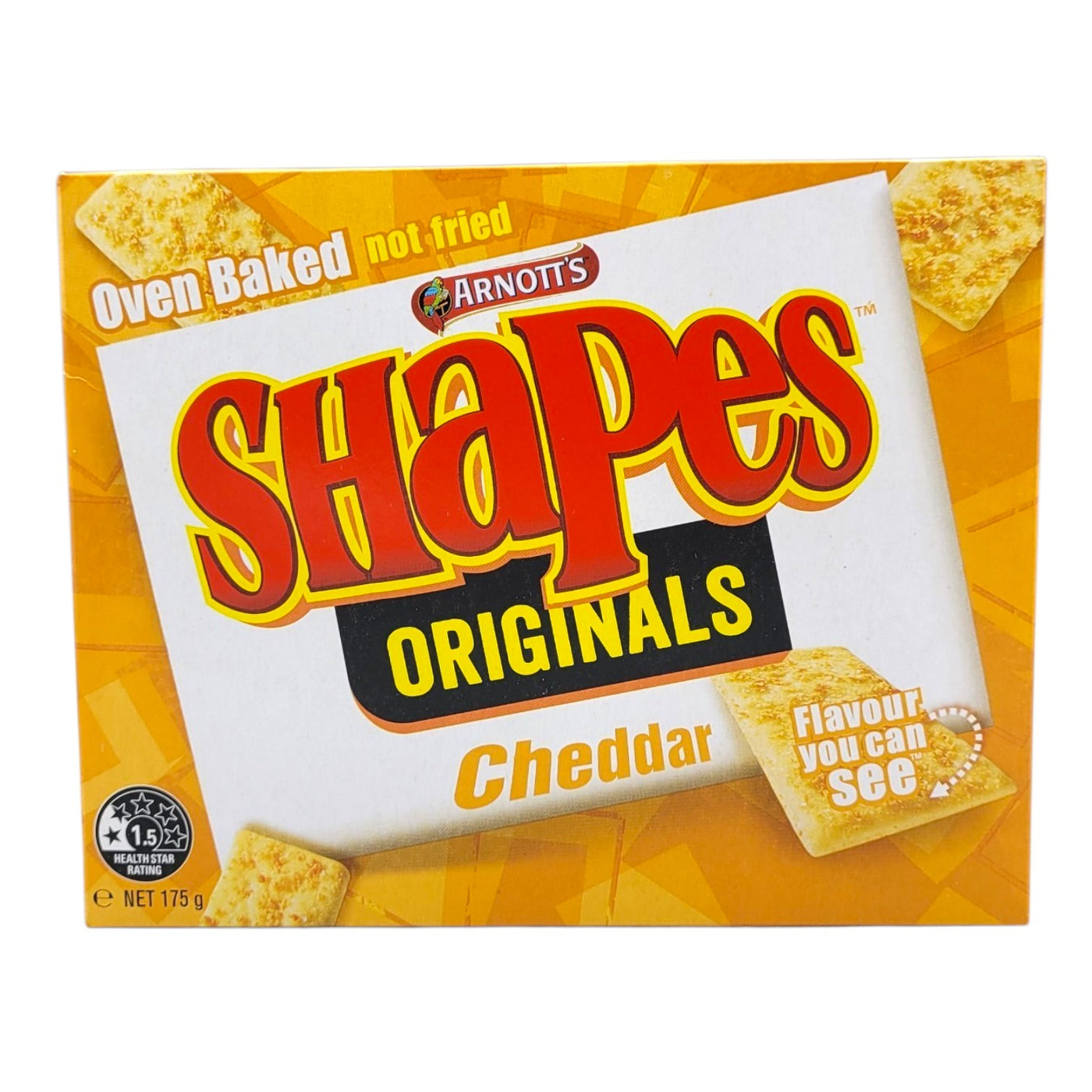 Arnotts Shapes Cheddar 175g