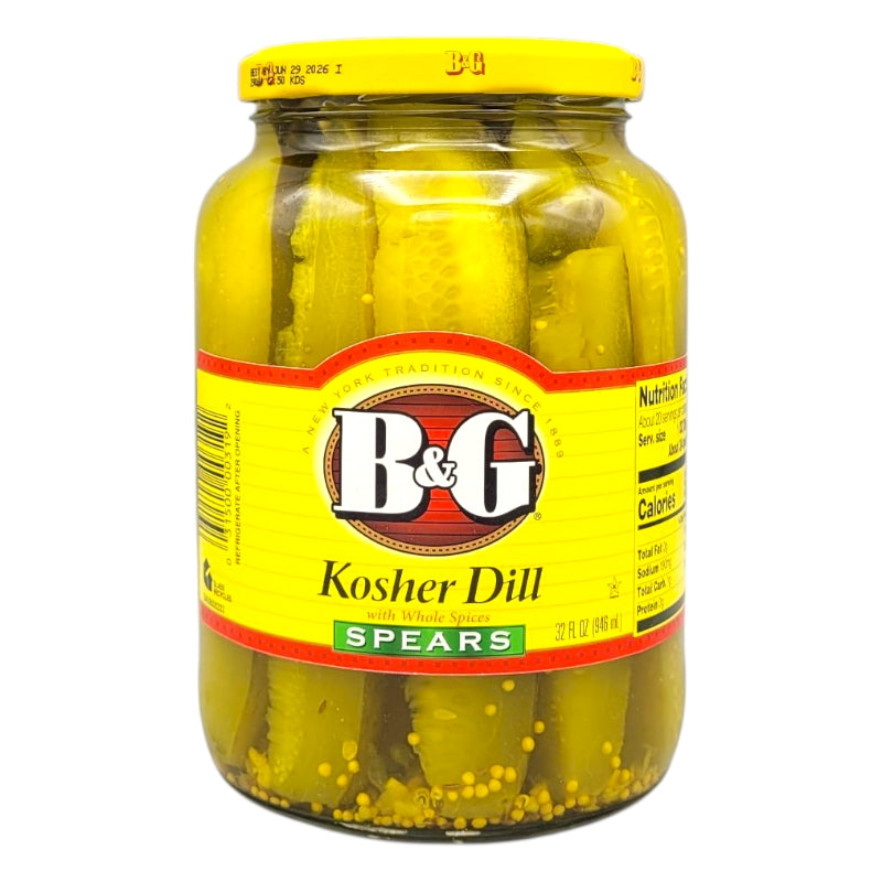B&G Kosher Dill Spears 945ml