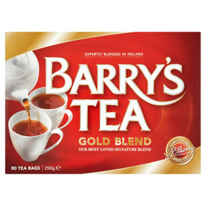 Barry's Gold Blend Tea 80 bags 25% free, 250g