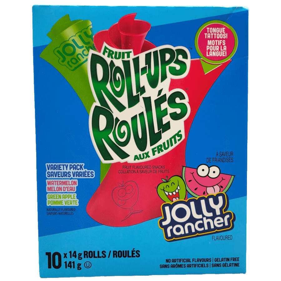 Betty Crocker Fruit Roll-Up Jolly Rancher, 10-pack