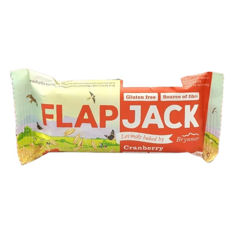 Brynmor Flapjack Cranberry bar, 80g