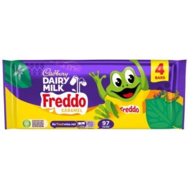 Cadbury Caramel Freddo 4-pack