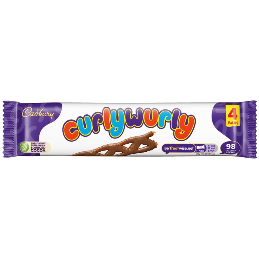 Cadbury Curlywurly 4-pack