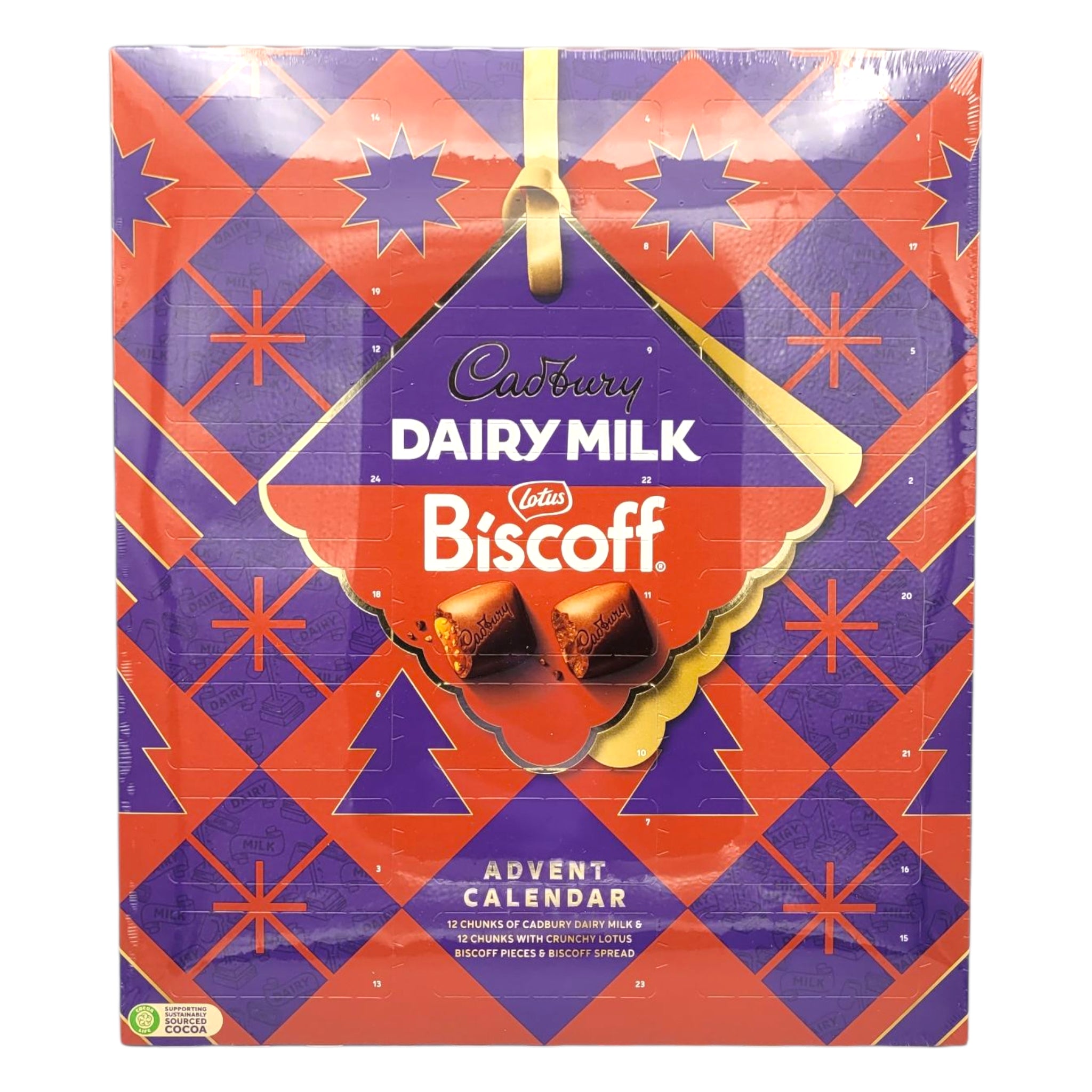 Cadbury Dairy Milk Biscoff Advent Calendar, 326g