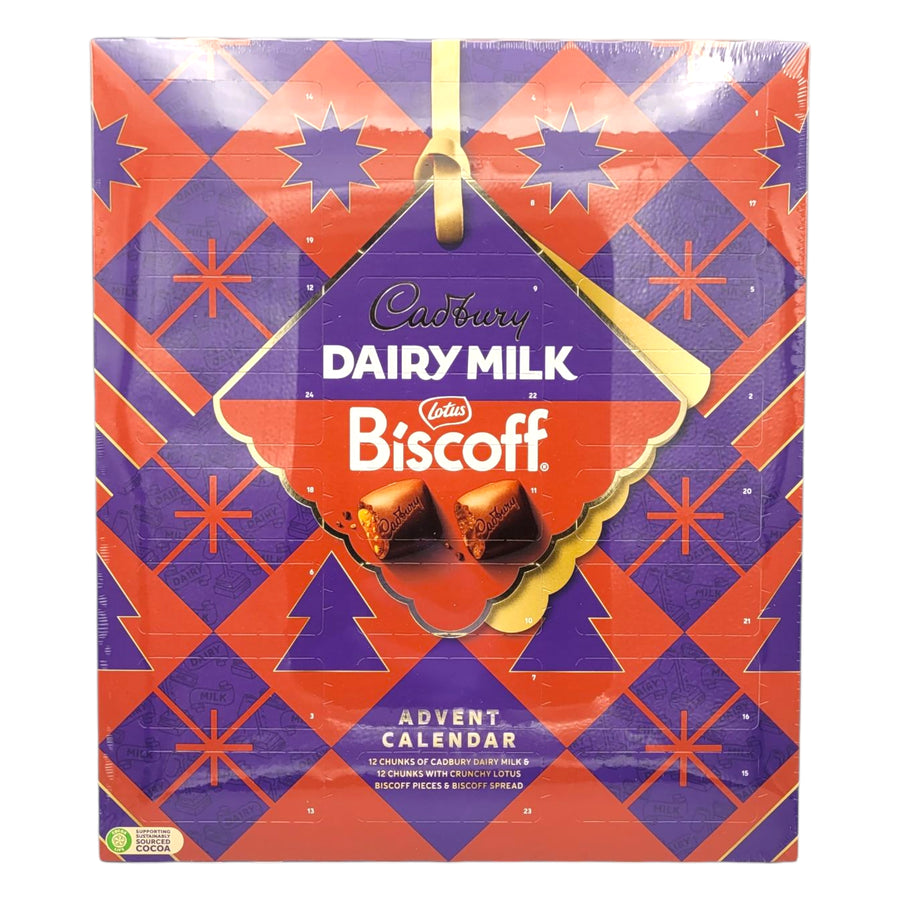 Cadbury Dairy Milk Biscoff Advent Calendar, 326g
