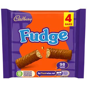 Cadbury Fudge 4-pack, 88g