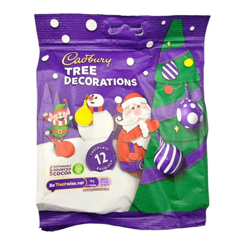 Cadbury Mini Baubles Tree Decoration 72g