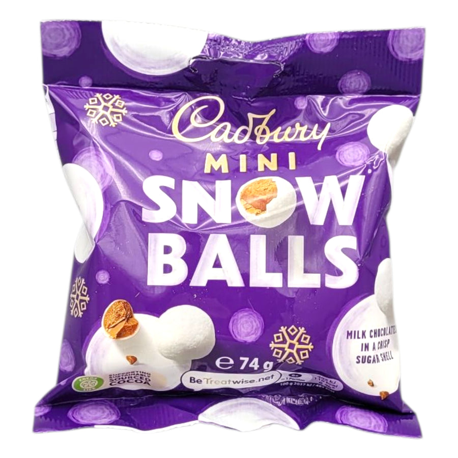 Cadbury Mini Snow Balls 74g