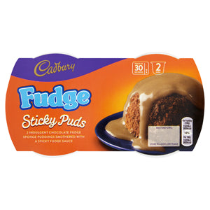 Cadbury's Fudge Sticky Puds 2x95g