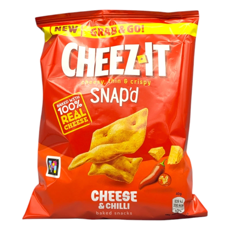 Cheez-It Cheese and Chilli Snap'd Snacks 40g