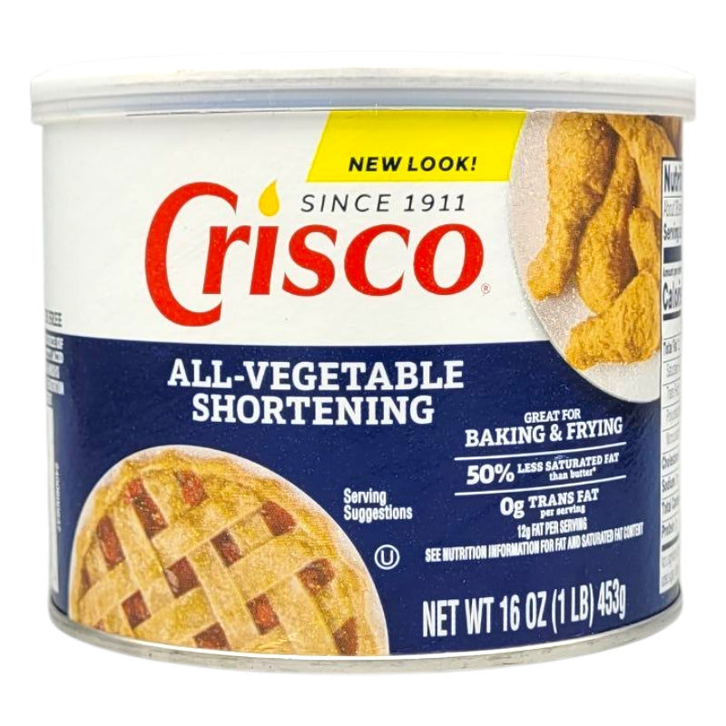 Crisco all-vegetable shortening, 453g