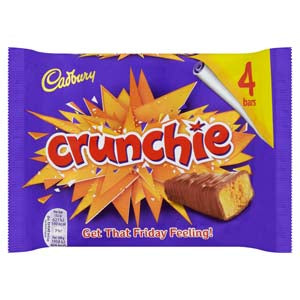 Crunchie 4-pack, 128g