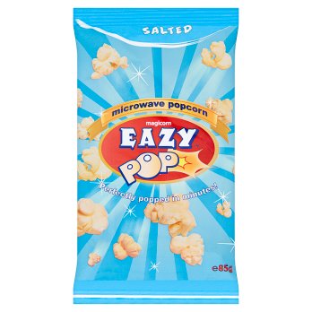 Eazy Pop Salted Microwave Popcorn 85g