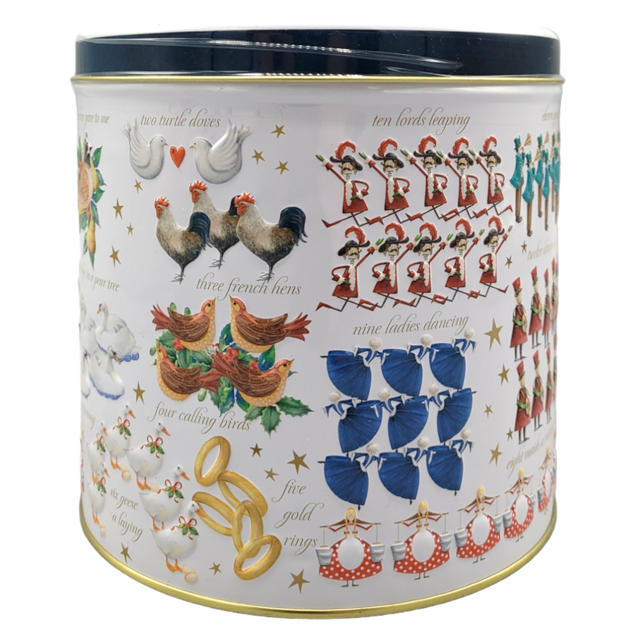 Farmhouse Biscuits 12 Days Christmas Tin, 450g