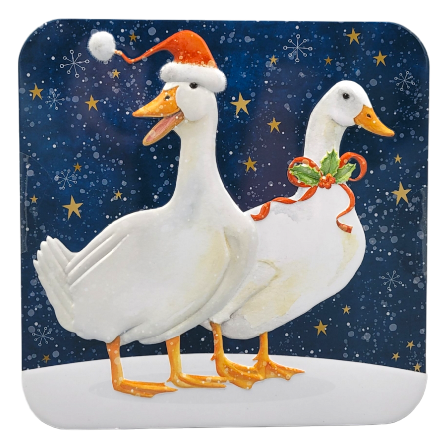 Farmhouse Biscuits Embossed Geese Tin 400g