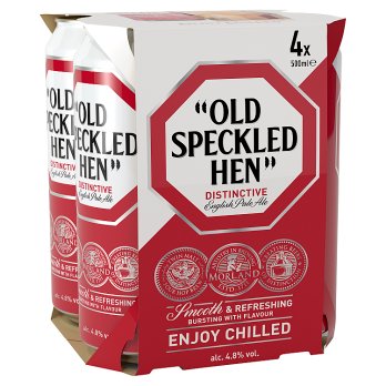 Greene King Morland Old Speckled Hen 4-pack, 4x 500ml