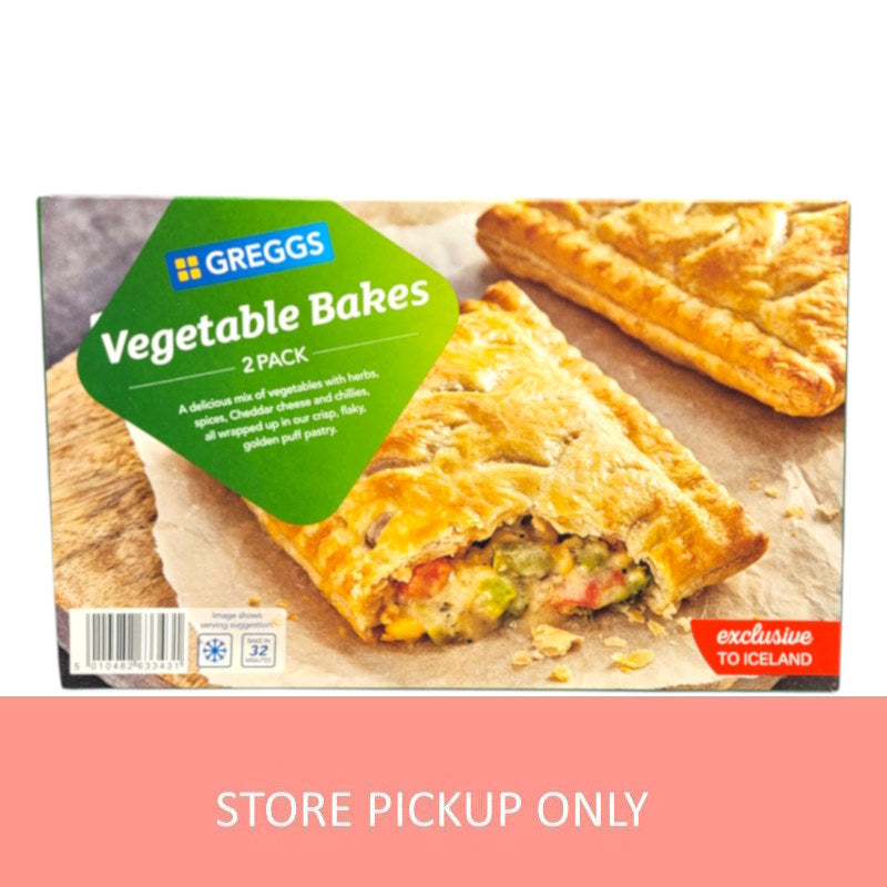Greggs 2 Vegetable Bakes