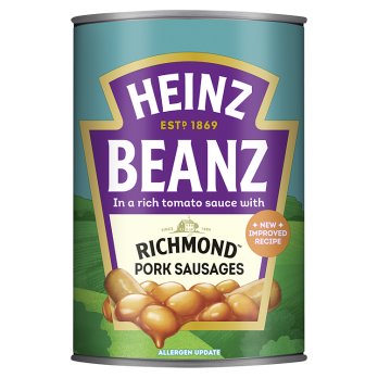 Heinz Baked Beans and Sausages 415g