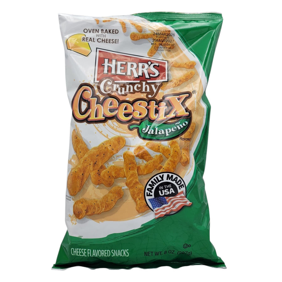 Herr's Crunchy Jalapeno Cheestix 227g