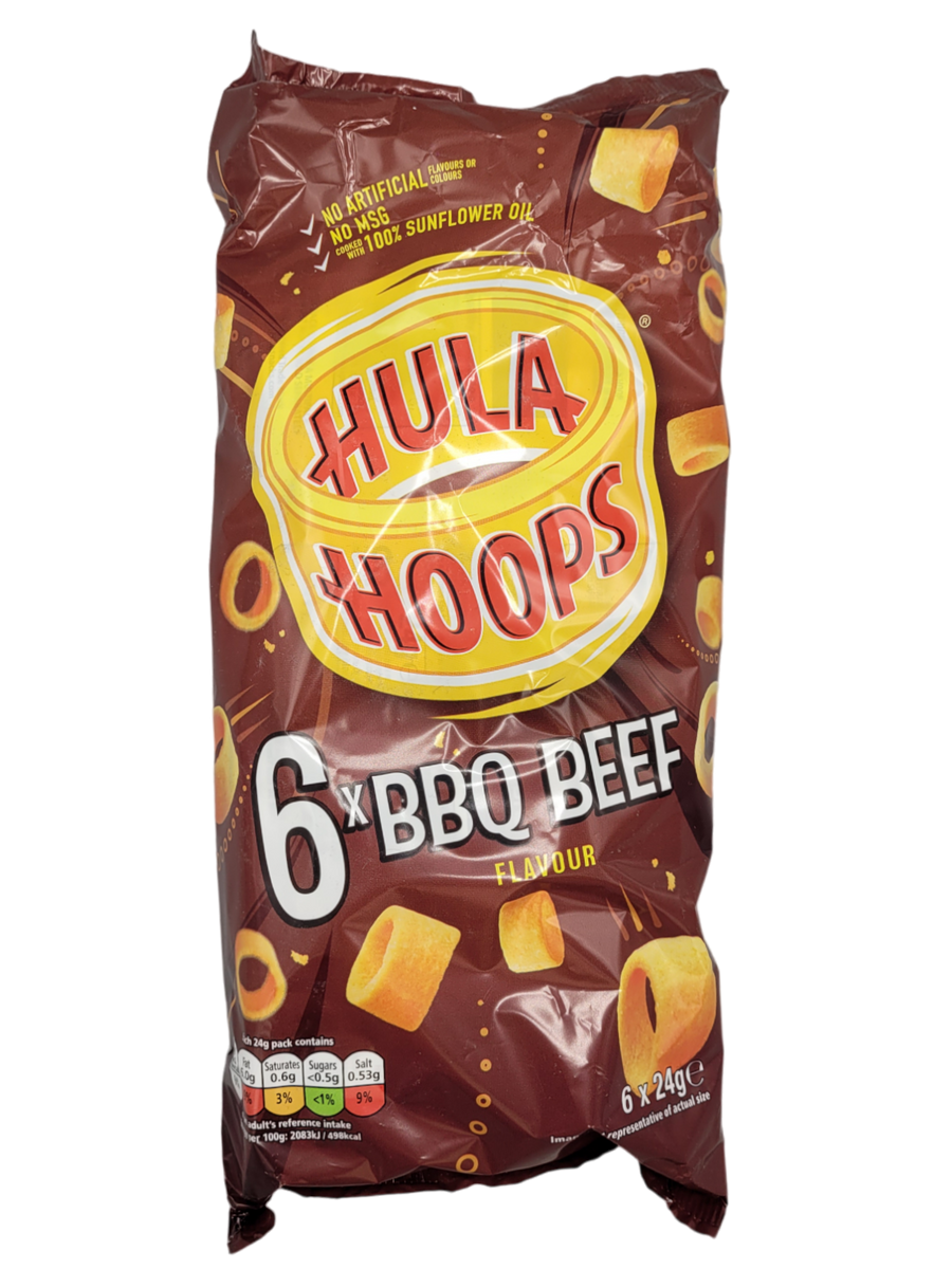 Hula Hoops BBQ Beef 6-pack