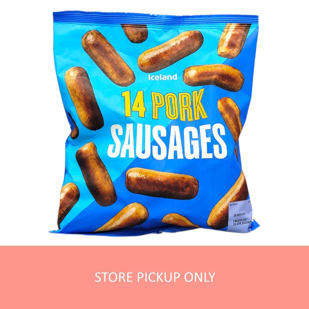 Iceland 14 Pork Sausages 700g