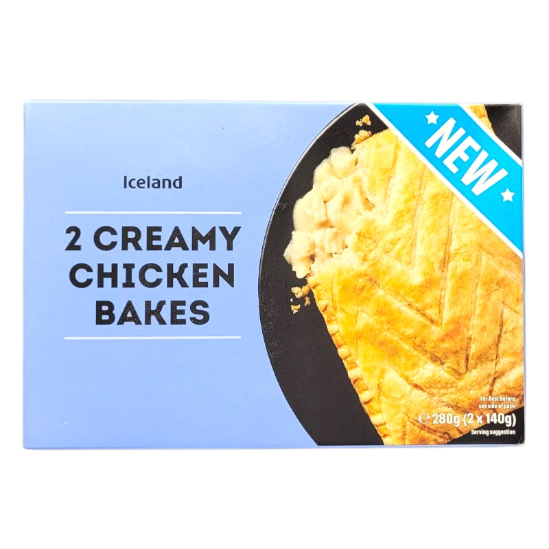 Iceland Creamy Chicken Bakes 2-pack, 280g