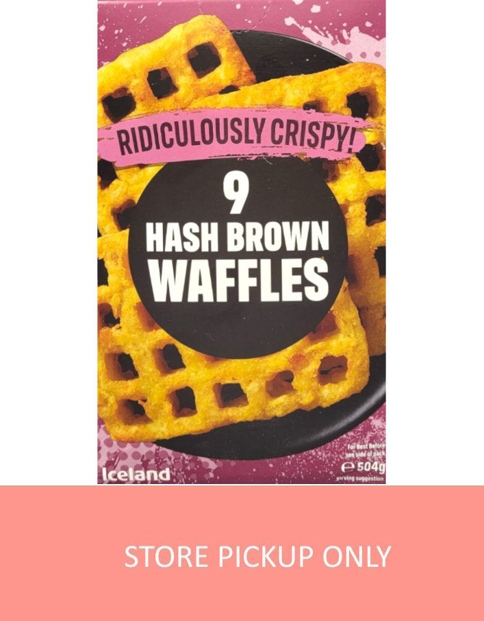 Iceland Hashbrown Waffles, 504g