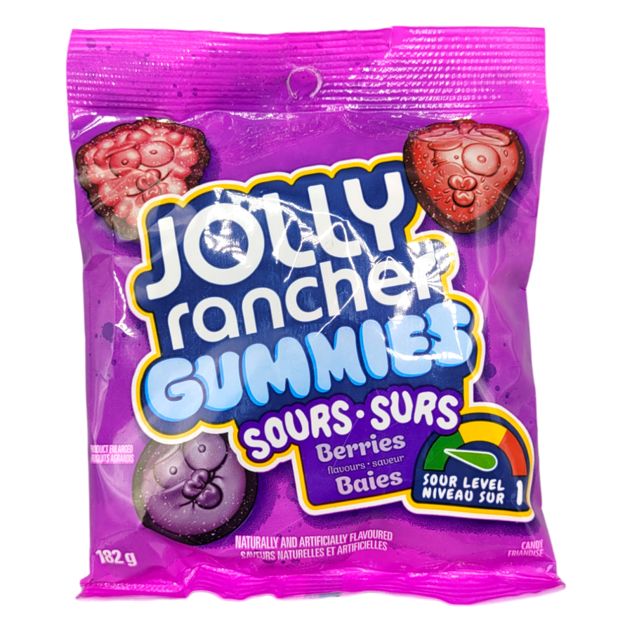 Jolly Rancher Gummies Sours Berries 182g
