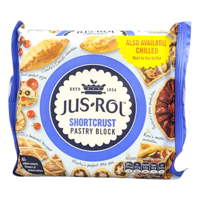 Jus-Rol Shortcrust Pastry Block 500g
