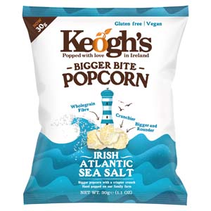Keogh's Popcorn Atlantic Sea Salt, 30g