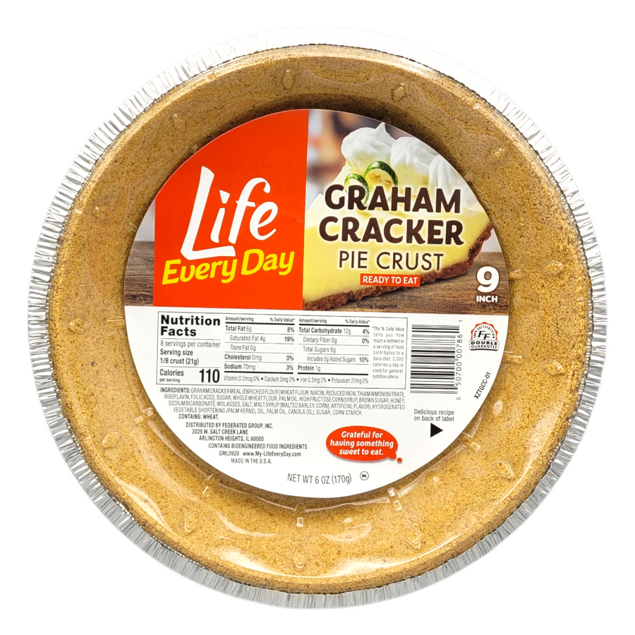Life Every Day Graham Cracker Pie Crust 170g