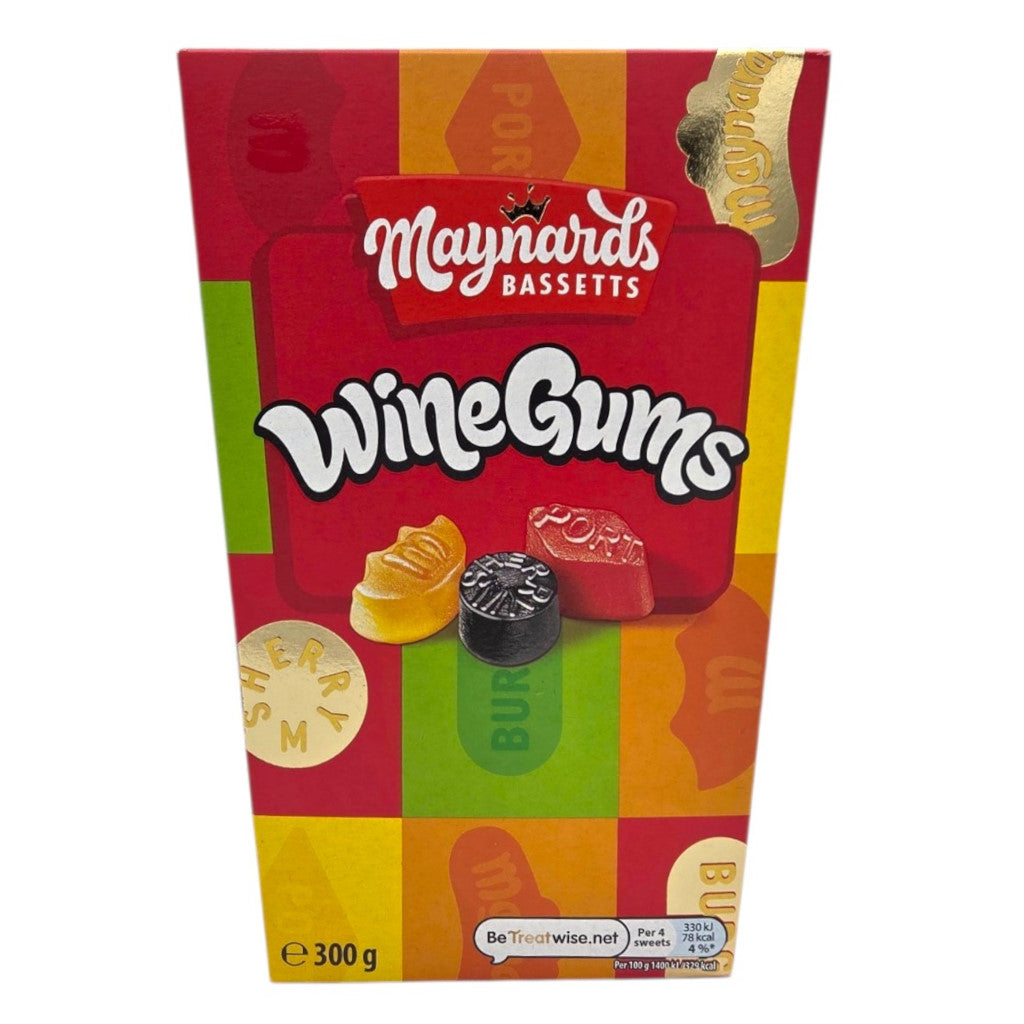 Maynards Bassetts Wine Gums Carton, 300g