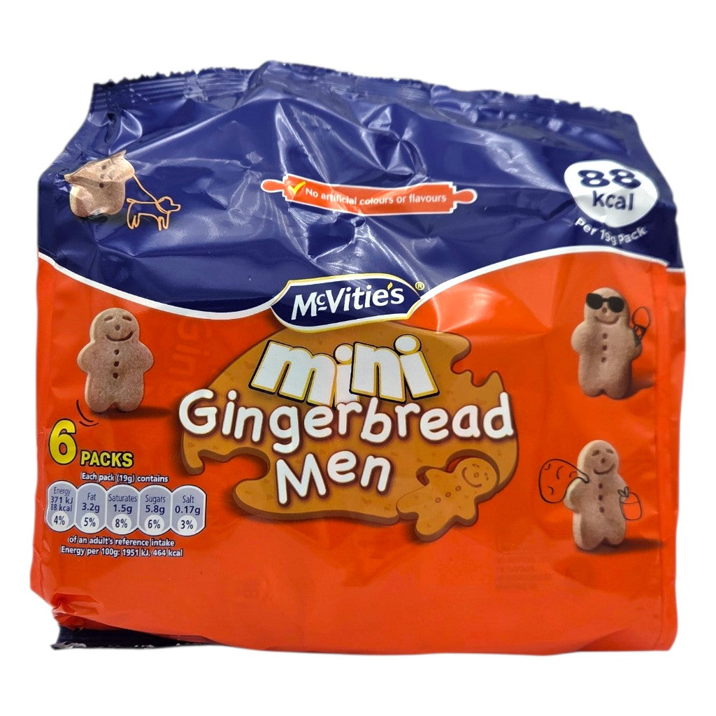 McVitie's Mini Gingerbread Men, 6-pack