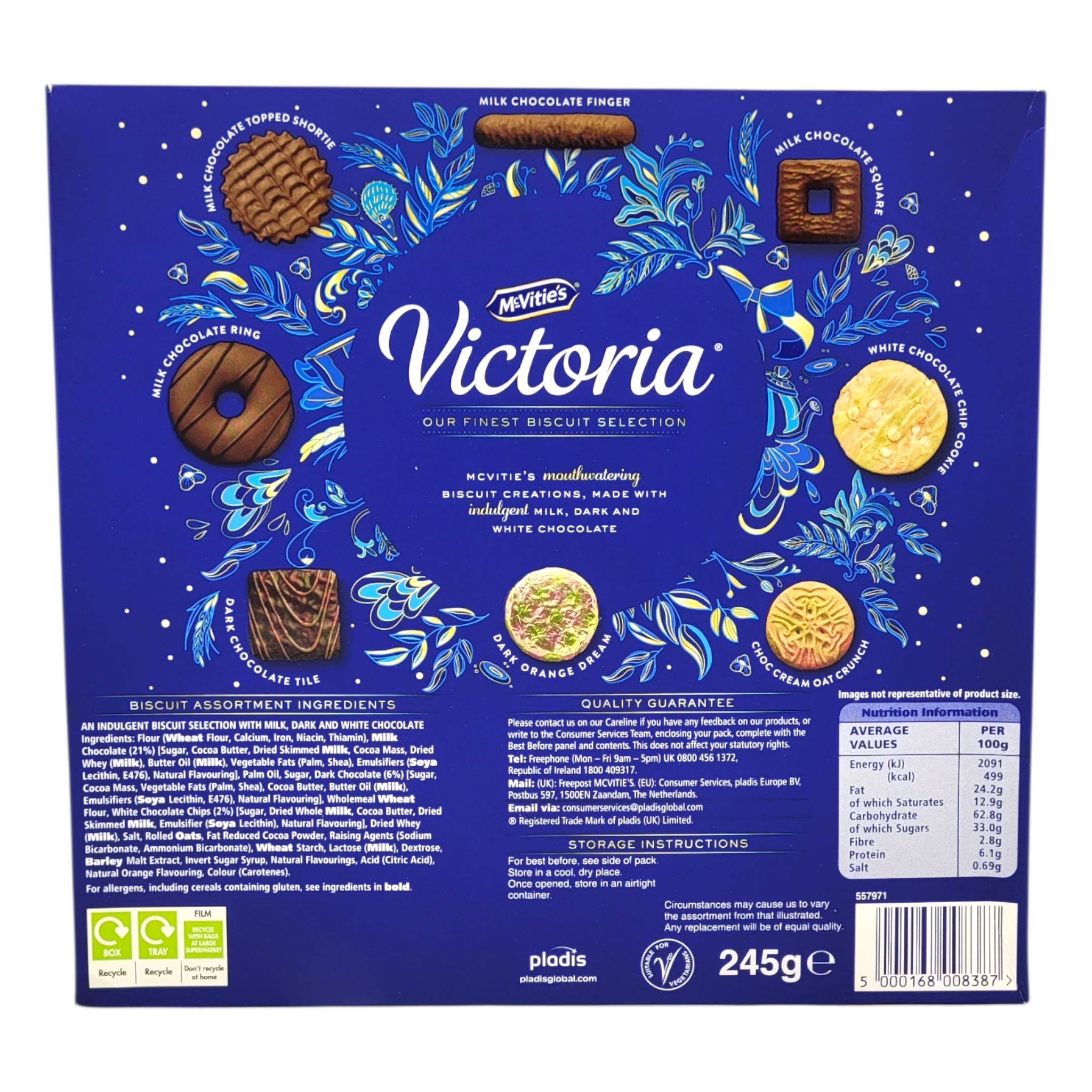 McVitie's Victoria Carton 245g inside
