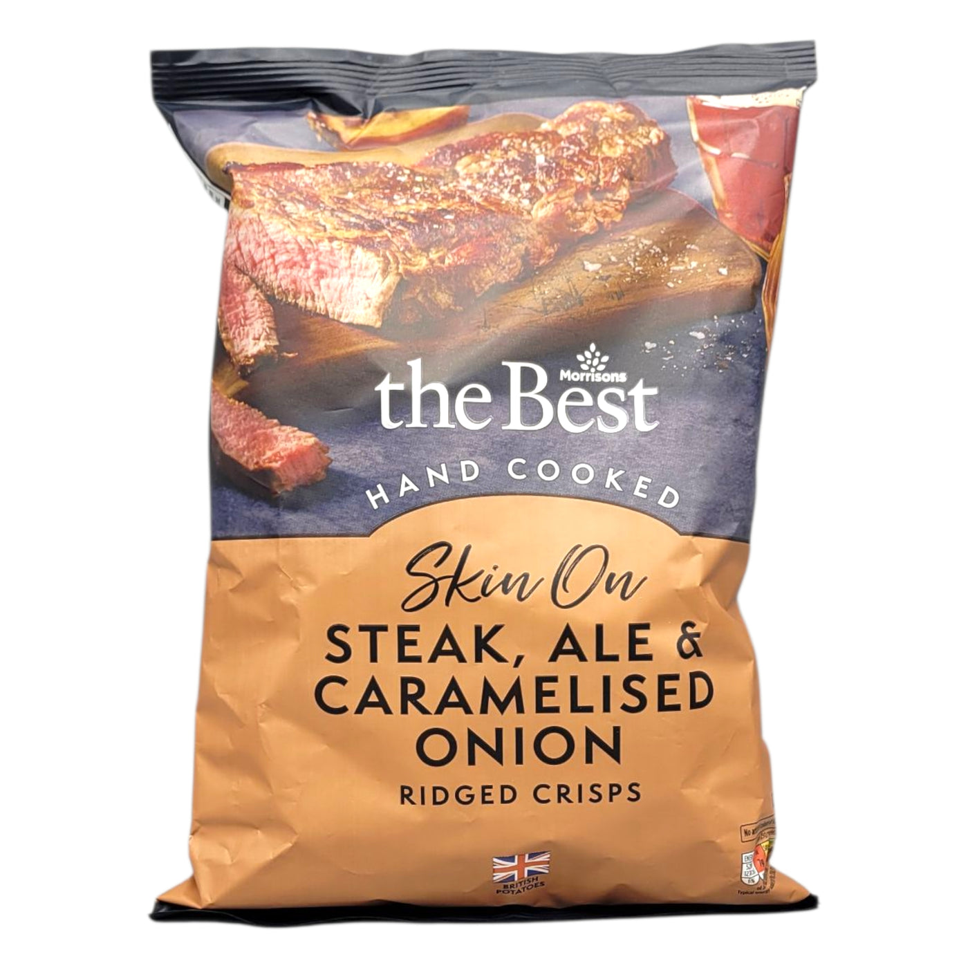 Morrisons The Best Beef Ale and Roasted Onion Crisps