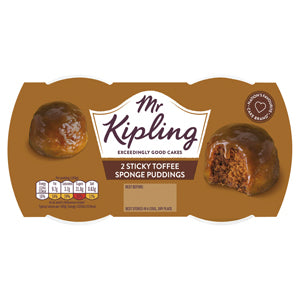 Mr. Kipling Sticky Toffee Pudding Cups, 2x95g