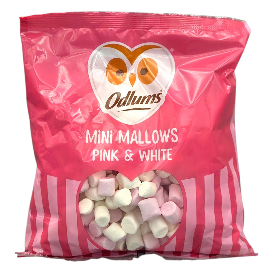 Odlums Pink and White Mini Mallows 125g