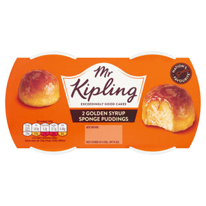 Mr. Kipling Golden Syrup Pudding 2-pack