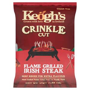 Keogh's Flame Grilled Steak Crinkle 45g