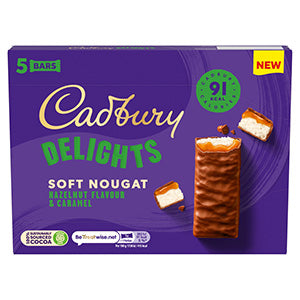 Cadbury's Delights Hazelnut Caramel 110g, 5-pack