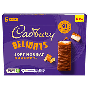 Cadbury's Delights Orange Caramel 110g, 5-pack